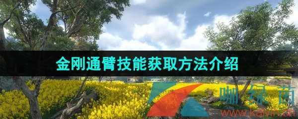 逆水寒手游金刚通臂技能怎么获得-金刚通臂技能获取方法介绍